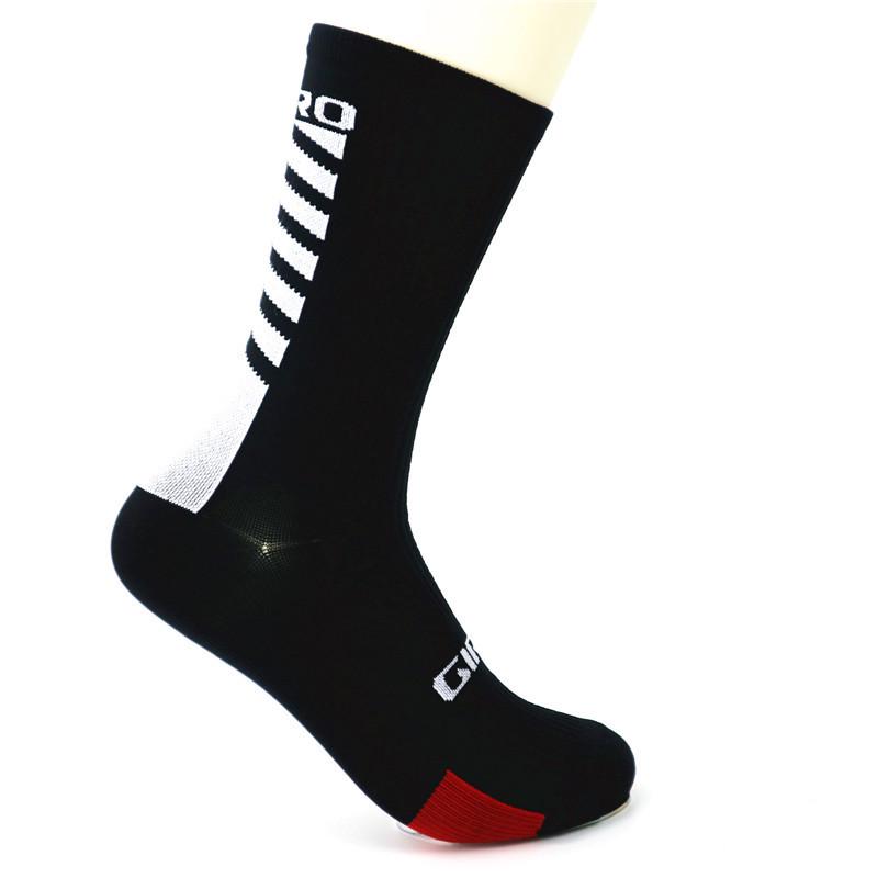 Unisex Outdoor Sports High Tube Cycling, Basketball, Running, and Hiking Socks - Breathable and Sweat-Absorbent.