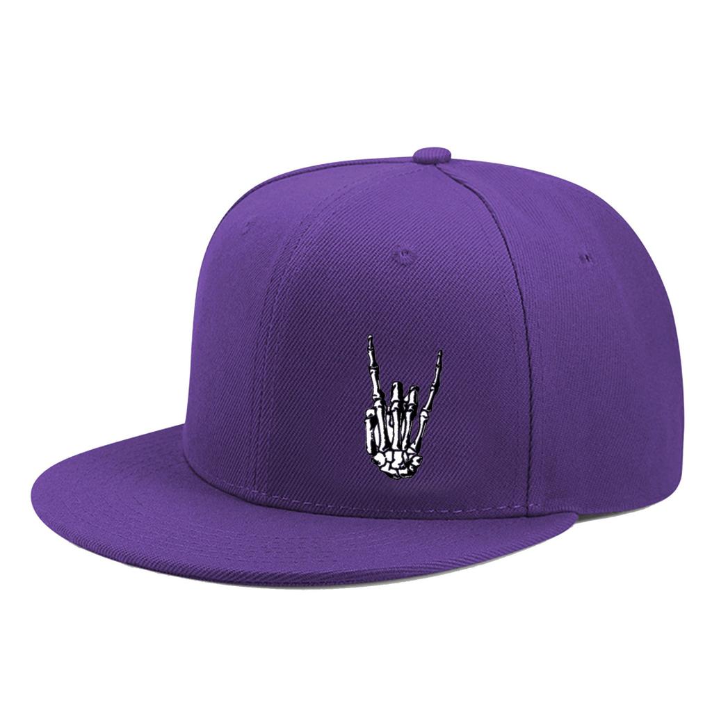 Chapeaux Hip-hop unisexes imprimés avec doigts squelette, casquettes de Baseball décontractées réglables pour l'extérieur,