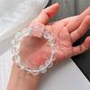 12Mm Natural White Crystal 16Mm Powder Crystal Design Bracelet Bracelet
