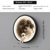 Kids Bedroom Sleeping Night Lights Corridor Hallway Home Decoration Sconce Cartoon Spaceman Astronaut Moon Round Led Wall Lamp