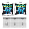 67 Six Seven Italian Brainrot Pillow Cover  Retro Trendy Pillow Case For Living Room Chair Soft Cushion Cover Birthday Present