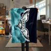 PHI Eagles Printed Flannel Blanket, soft throw for bedroom sofa, washable, fan merchandise, great gift.
