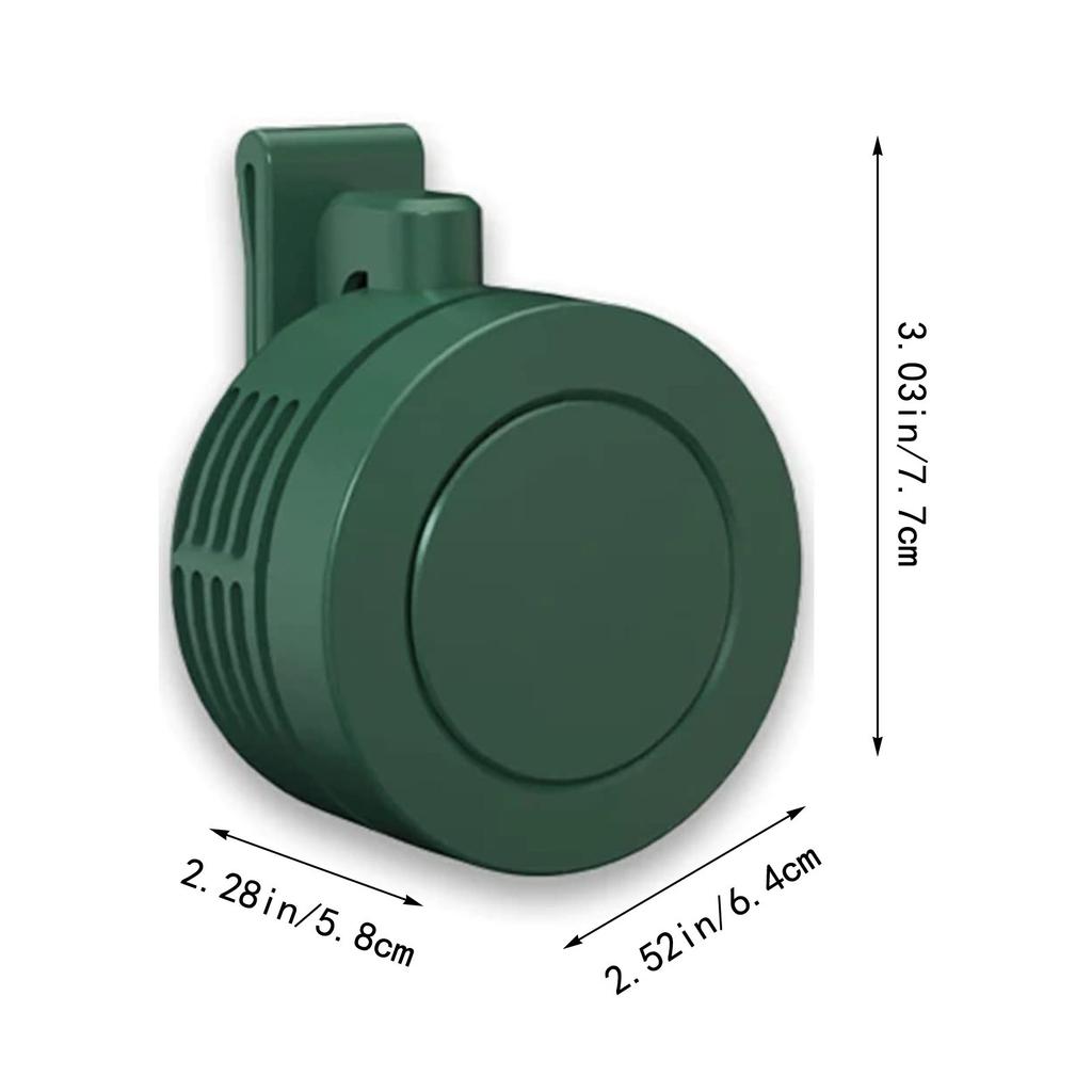 Portable Silent Bladeless Small Electric Fan Clip Hang Belt Mini Summer Outdoor Clip On Fan for Home Office Travel Accessories