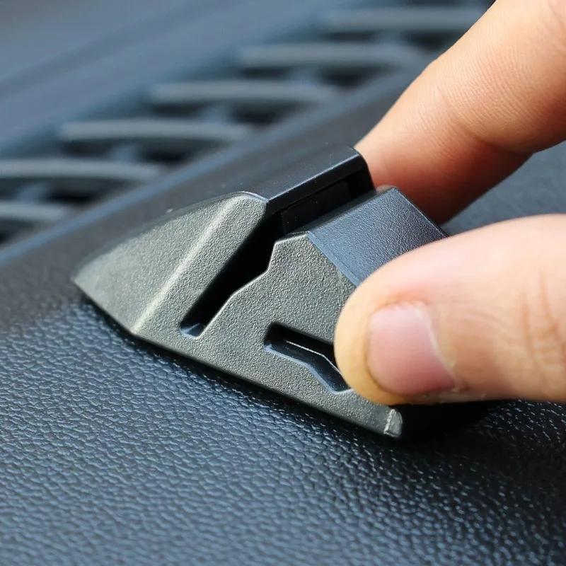 Portable Car Parking Card Clamp Car Temporary Parking Card Ticket Holder Auto Card Bill Holder Mount Car Interior Accessories