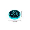 2pcs Car LED Luminous Water Coaster USB Charging Auto Cup Anti-skid Pad Car Atmosphere Light Cup Pad for Car Interor Cup Holder