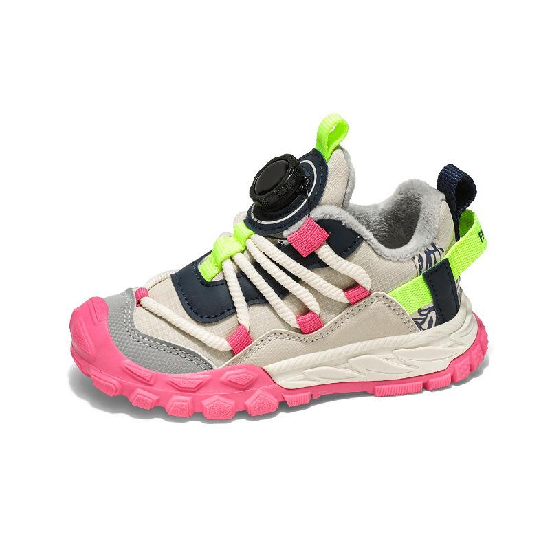 Boys' Winter 2024 Running Shoes: Soft Sole, Velvet-Lined, Casual Sneakers for Big Kids