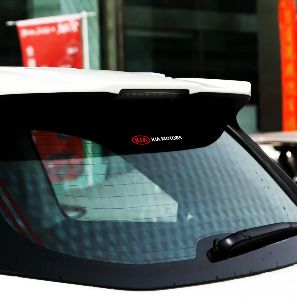 2/4Pcs Car Stickers Auto Body Rear Trunk Emblem Decal Decoration For KIA Ceed Sorento Rio Sportage Picanto Optima Cadenza Forte