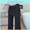 Casual Pants For Women High Waist Flared Trousers With Split Design Spring Summer