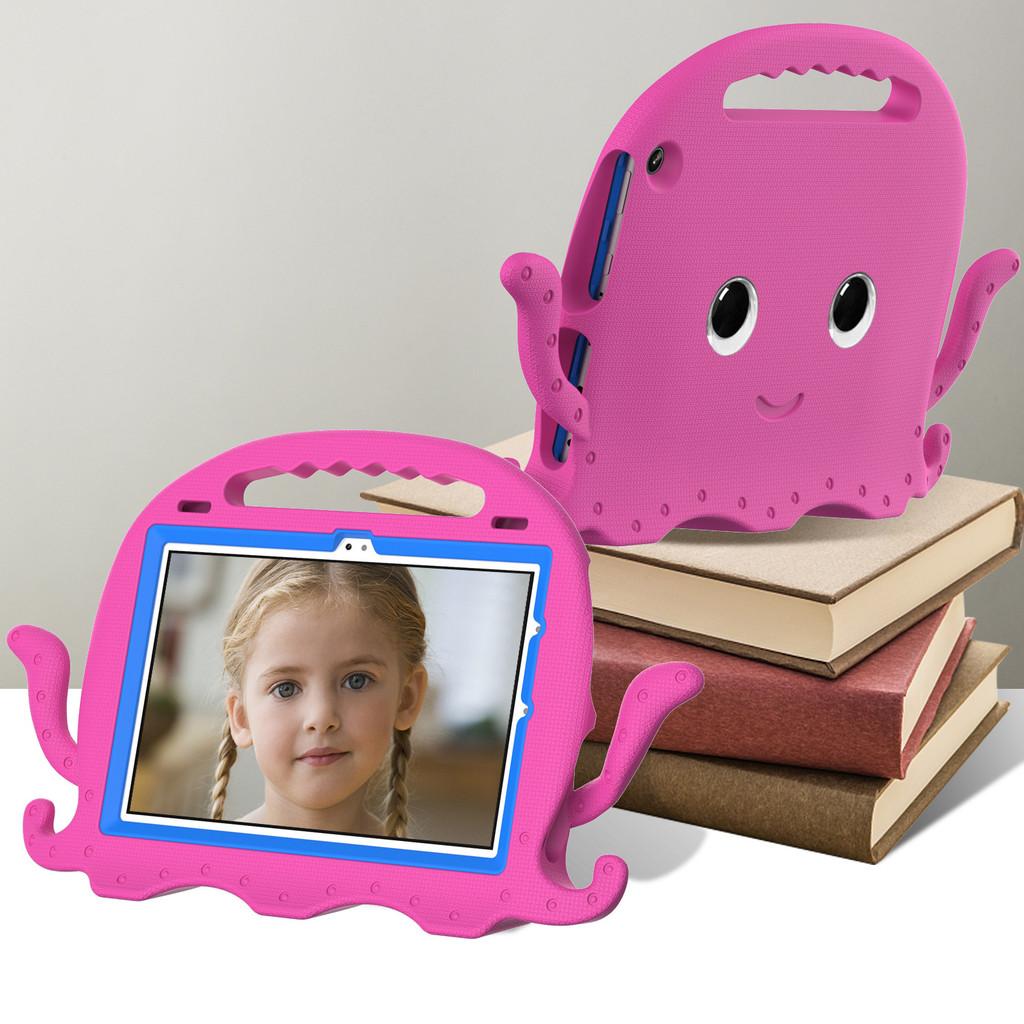 Fire For Kindle Hd10 2021 Cartoon Octopus Tablet Anti Drop Case Daily Life Use