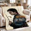 Adventure Beyond Story Printed Flannel Blanket Thick Soft Fleece Blanket For Living Room Sofa Balcony Home Decor Holiday Gift