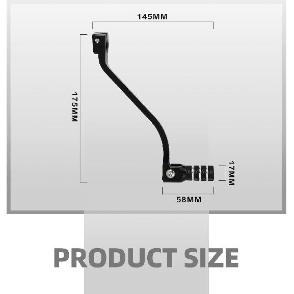 Dirt Bike Shift Lever for XR650L,Folding CNC Motorcycle Gear Shifter for XR 650L 1993-2009 2012-2025 Red