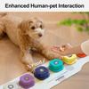 MEWOOFUN Dog Buttons Talk, Recordable Dog Talking Training Buttons for Communication, Dog Clicker for Training with Training Manual, Mat and