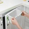 Hängender Mülleimer Platzsparend Großes Fassungsvermögen Offener Müllabfallbehälter für Zuhause Küche Badezimmer Kleine Größe Weiß