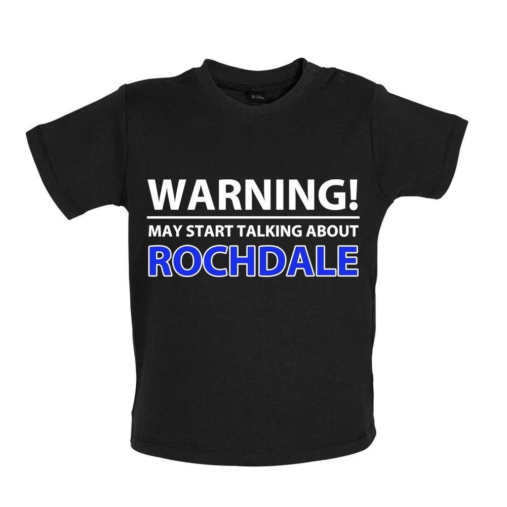 

Warning Talk Rochdale - Baby Kids Boys Girls Unisex T-Shirt / Babygrow - Dale Football Love Team Fan 110