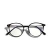 Glasses Men'S Retro Round Frame Tr90 Frame Versatile Plain Glasses Women
