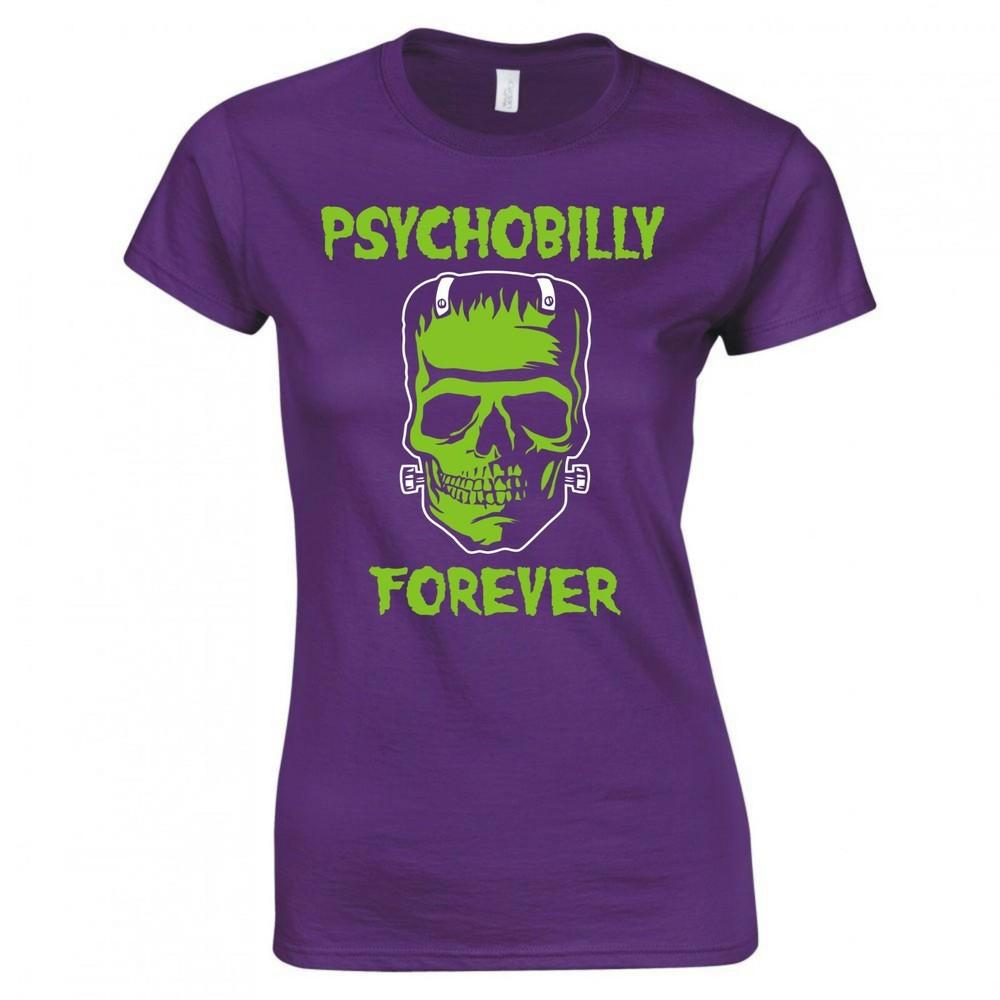 Music Psychobilly Forever Skinny Fit Tshirt