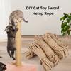 DIY Natural Sisal Rope Cat Scratcher Paw Claw Furniture Protector Scratching Post Rope Tree Design for Kittens And Cats