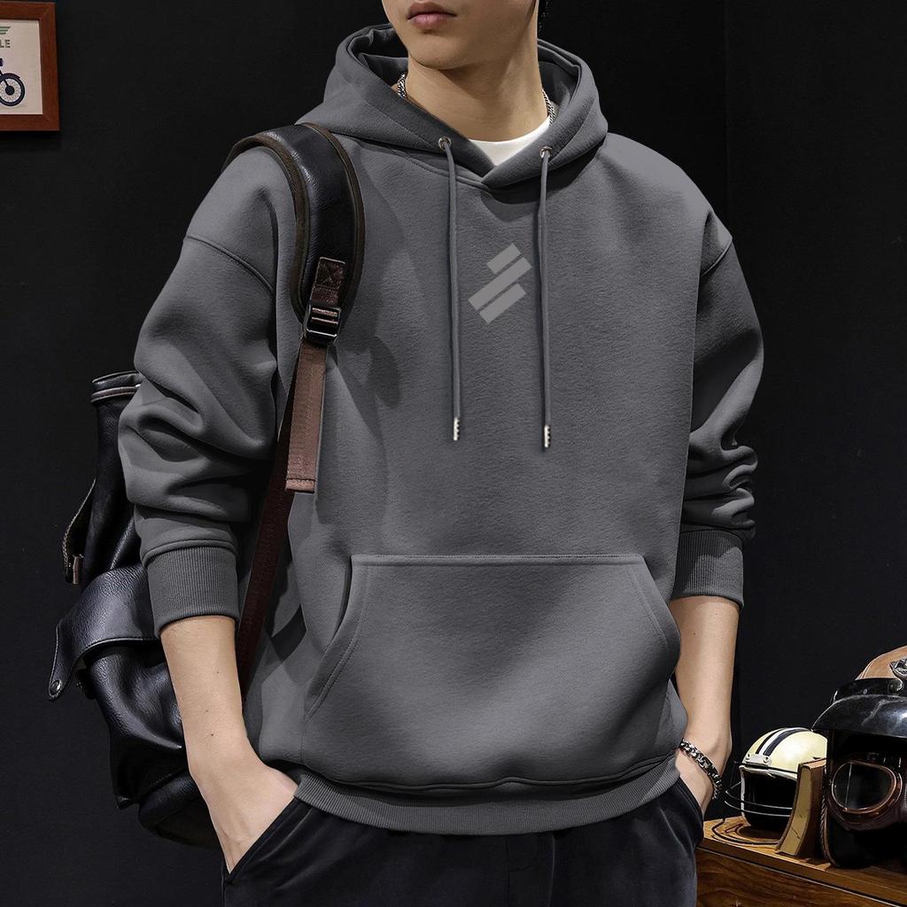 Japanese Retro Loose Hooded Men's Heavyweight Hoodie Jacket