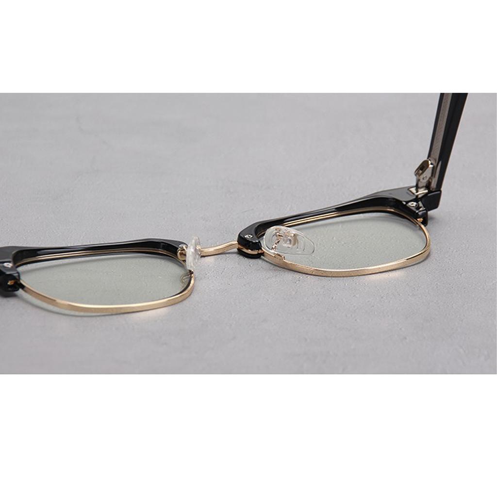 1 Pack Square Glasses Men's Retro Anti-Blue Light Computer Glasses Reading and Gaming Glasses Travel Fashion Women's Glasses
