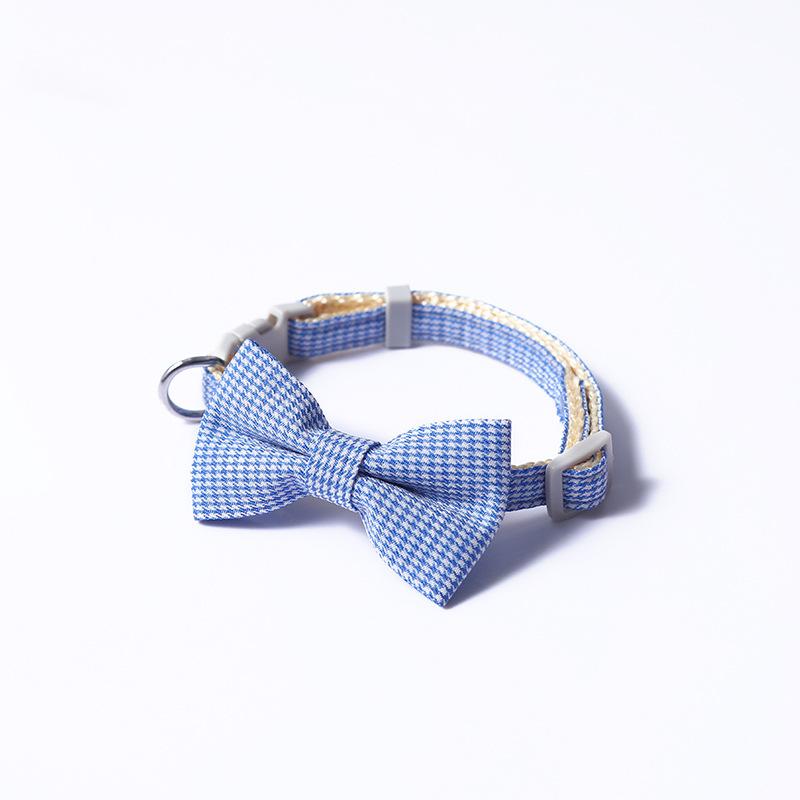 1 Piece Adjustable Plaid Cat Collar Tie Knot - Perfect for Festive Dressing and Everyday Wear