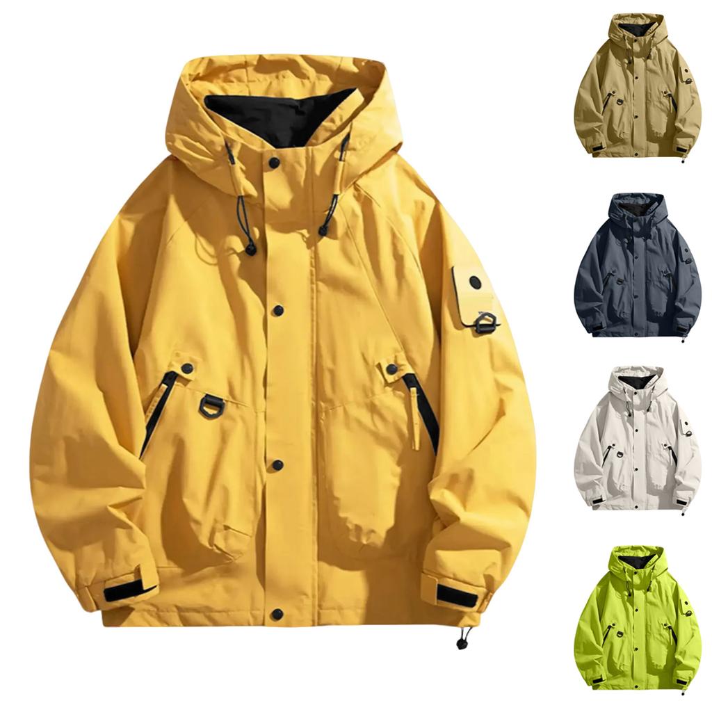 Women's Solid Color Long Sleeved Hooded Outdoor Suit Windproof And Thin Jacket