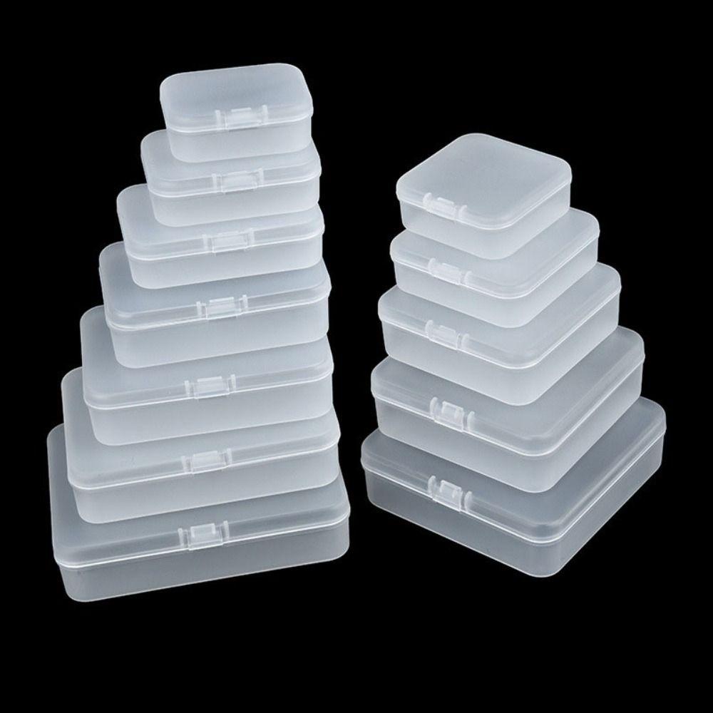 Transparent Transparent Storage Box Plastic Sundries Organizer  Packing Boxes