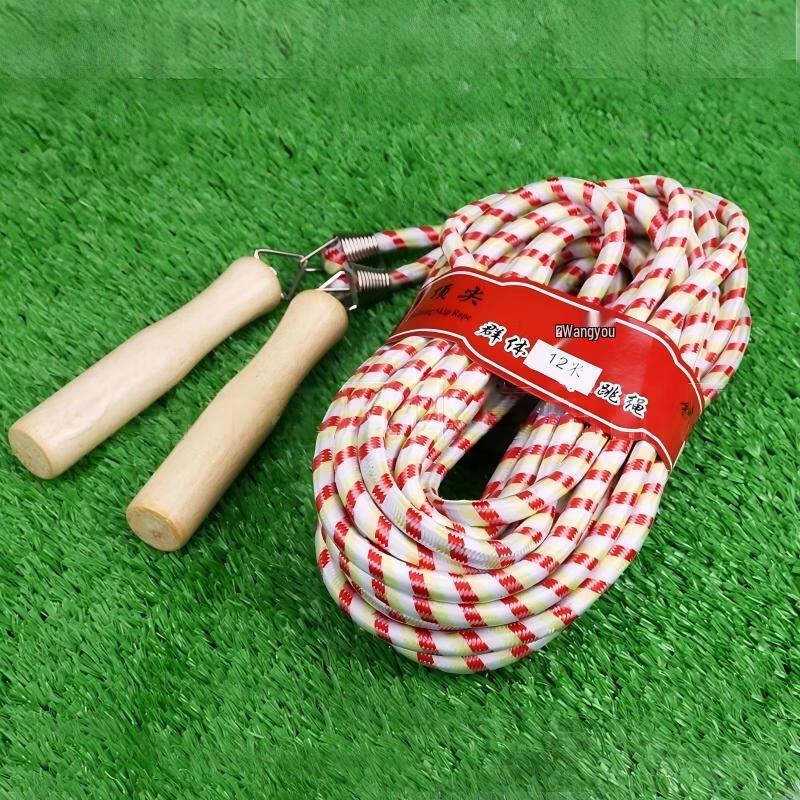 Team Building Group Cotton Jump Rope with Wooden Handles