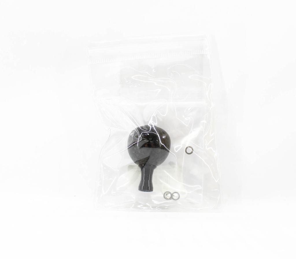 Rev Handle Knob Carbon Round 30mm Black Shimano A Daiwa S (4547)