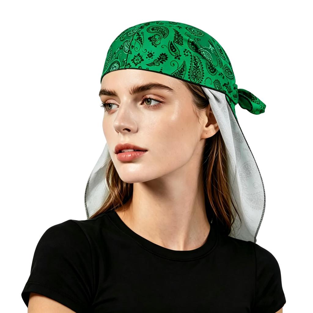 Unisex Sommer Atmungsaktiver Pullover Sonnenschutzmütze Blumenmuster Kopftuch Outdoor Sport Bandana Helm-Innenfutter