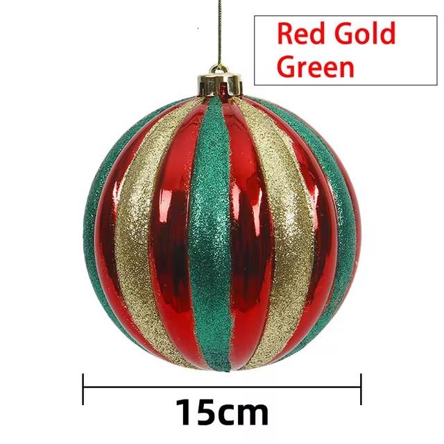1 pz 150mm-250mm Pallina Decorazione Natalizia Ornamenti Albero di Natale Appendi Pallina Lucida per Casa Bar Festa Matrimonio Decorazione Xmas