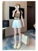 2026 Summer Women's Casual High-Waist A-Line Wide Leg Shorts