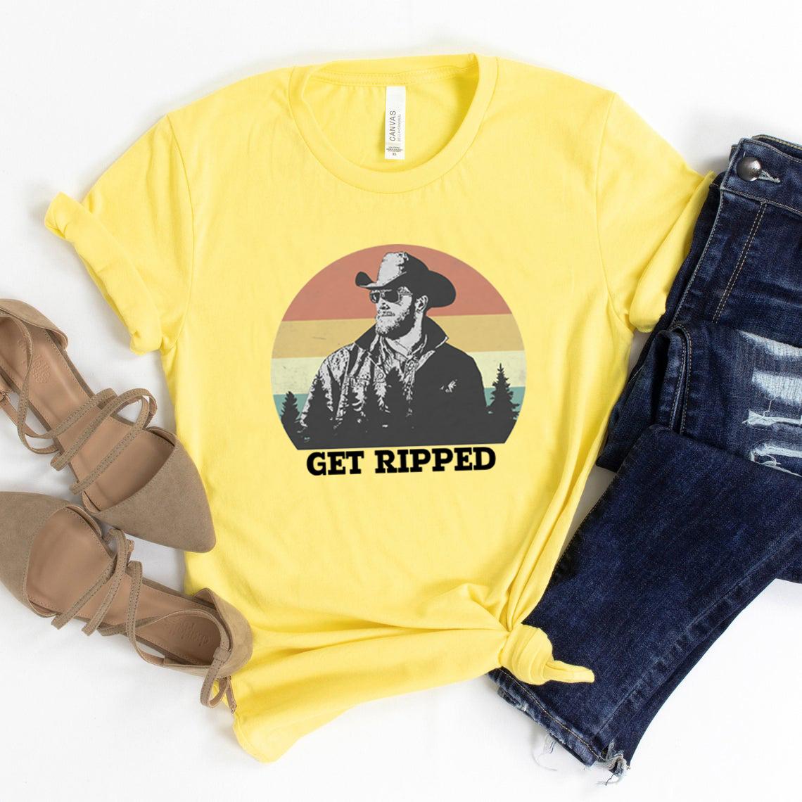 

Футболка Get Ripped Футболка Yellowstone Футболка Get Ripped Rip Wheeler Футболка унисекс Топы 4XL