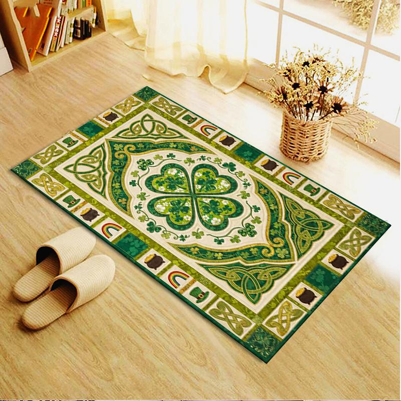 2025 New St.Patrick's Day Carpet Rug for Living Room Bedroom Home Sofa Decoration,Kids Play Non-slip Floor Mat72