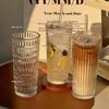 Youluo Transparent Borosilicate Glass Cup with Lid & Straw