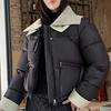 Fashion Winter Jackets Woman Parkas Loose Thick Warm Women's Short Coats