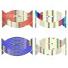 Reflective Rim Tape for 17"-18" Wheels - Suitable for Honda Kawasaki Motorcycles and Cars