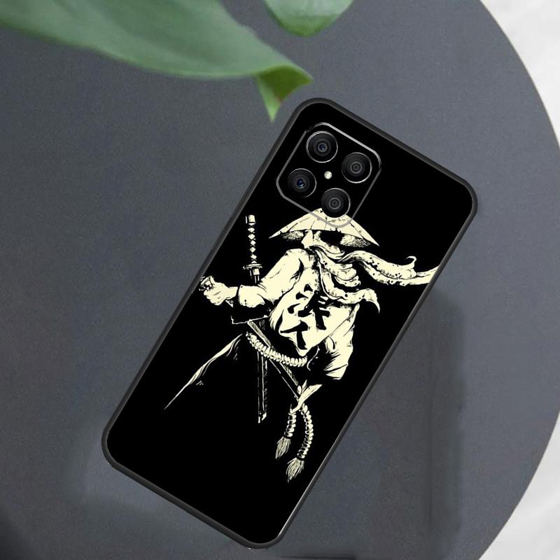 Japanese Samurai Art For Honor Magic 7 Lite 6 5 8 Pro Case For Honor 200 400 70 90 X8c X8b X9a X9b X9c X9d Win RT