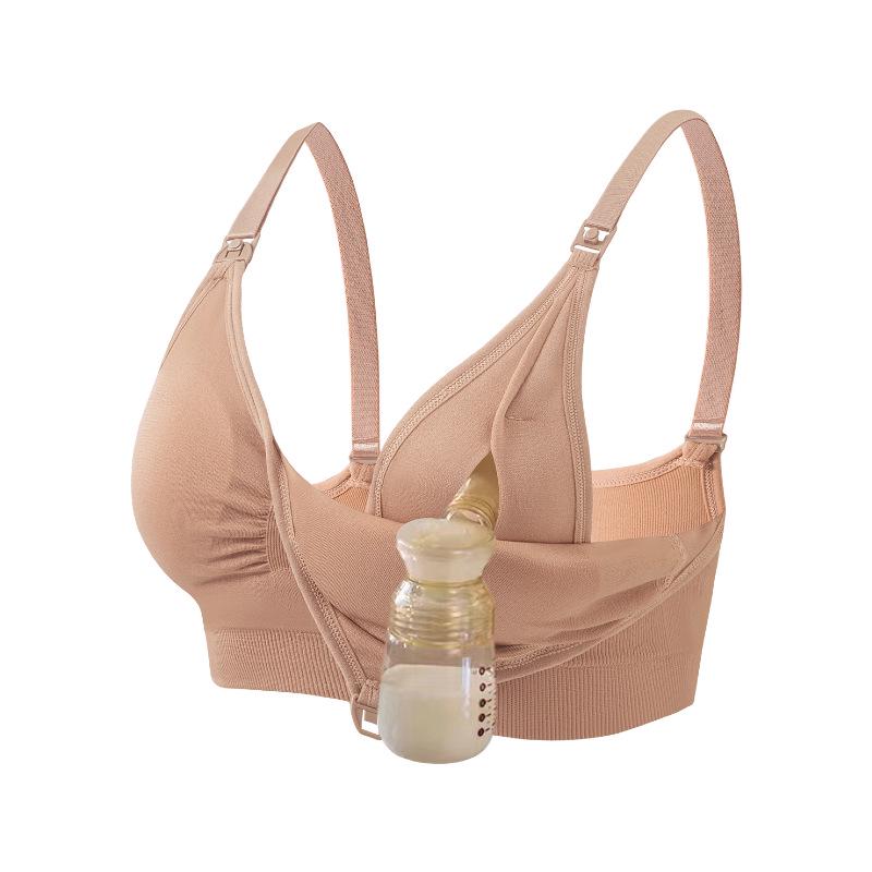 Hands-Free Breast Pumping Bra for Nursing, Breathable Maternity and Breastfeeding Support