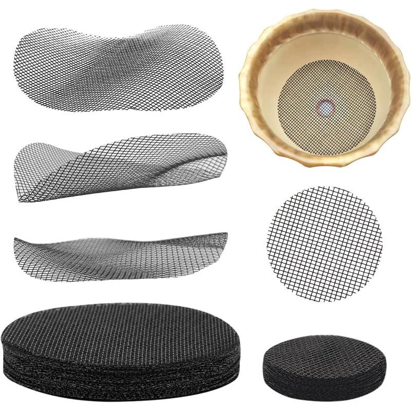 50 Piece Pot Hole Screen Mat, Round Drainage Hole Screen To Prevent Soil Loss, Plant Drainage Screen Gasket, Gardening Supplies
