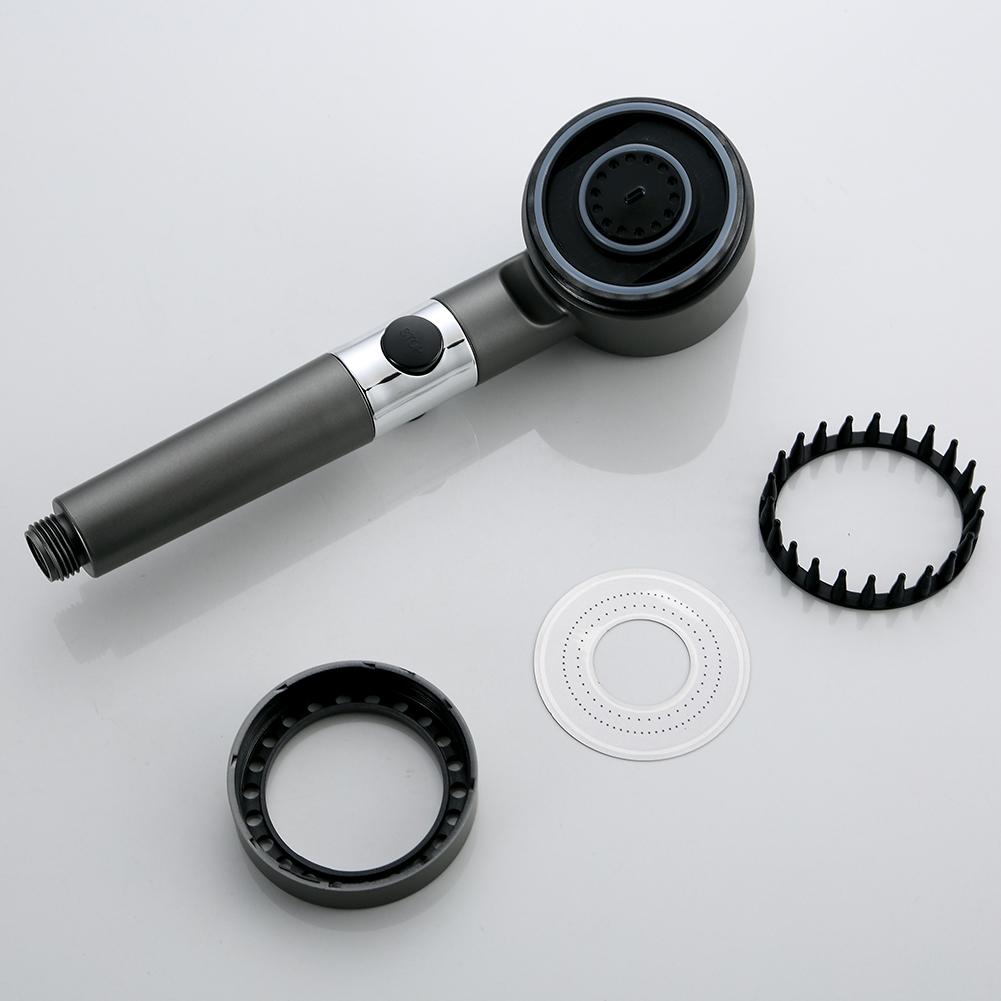 Filter Showerhead Powerful Pressurization Large Flow Shower Head Adjustable 4 Modes Replacement Parts Bathroom Accessories