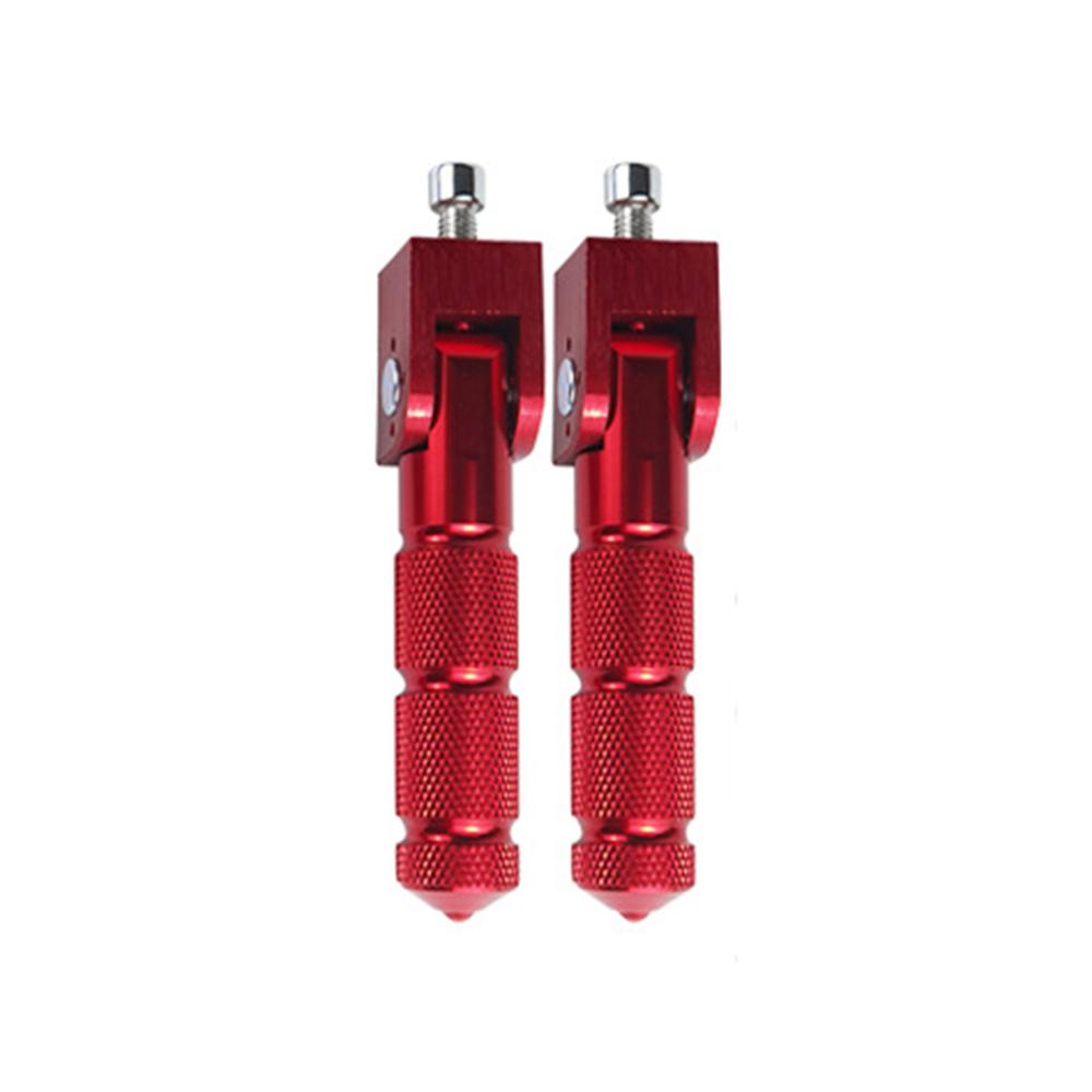 8mm Universal Pedals Folded Footrest Footpeg Compatible For Motorcycles Bicycles Electric Vehicles Mopeds Karts Scooters Parts