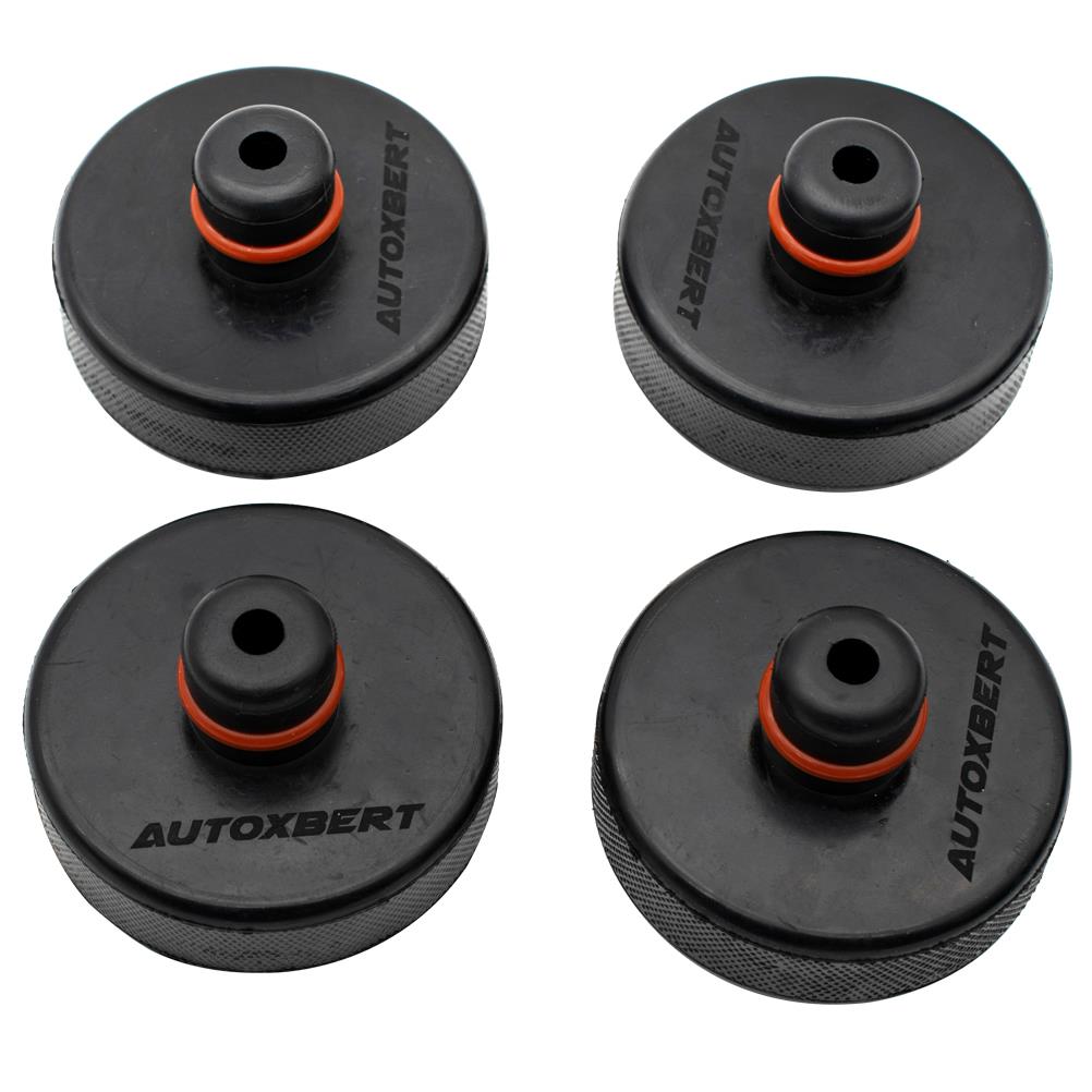 4x For Tesla Model 3 Model S Model X Model Y Car Jack Pad Adapter Rubber Battery & Chassis Protection Black For Lifting Support 4Pcs