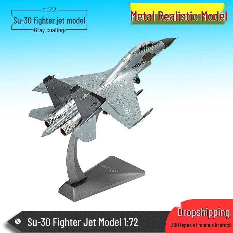 1:72 Su-30 Fighter Jet Diecast Model
