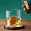 Cană din sticlă de whisky în stil chinezesc Cană de ghețar din sticlă de apă de munte 3D, ceașcă de vodcă cu vin, pahar de artă, cadou, sticla de whisky, vase fierbinte
