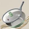 Chu Da Huang 32cm Ceramic Exterior Titanium Non-stick Micro-pressure Stir-fry Pan