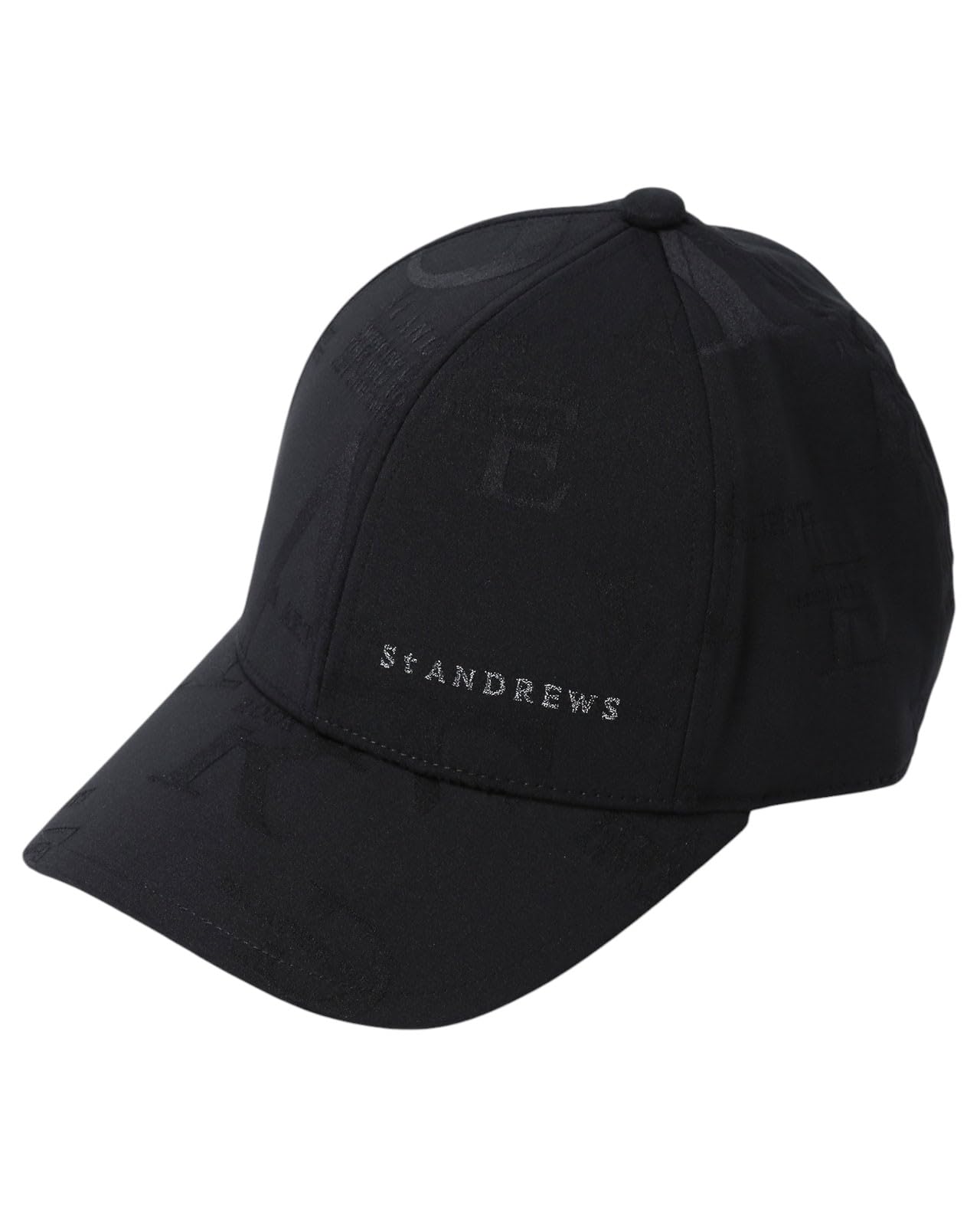 

[St. Andrews] Unisex Cap (Concept Pattern) Golf Hat 042-5187301 010Black FR