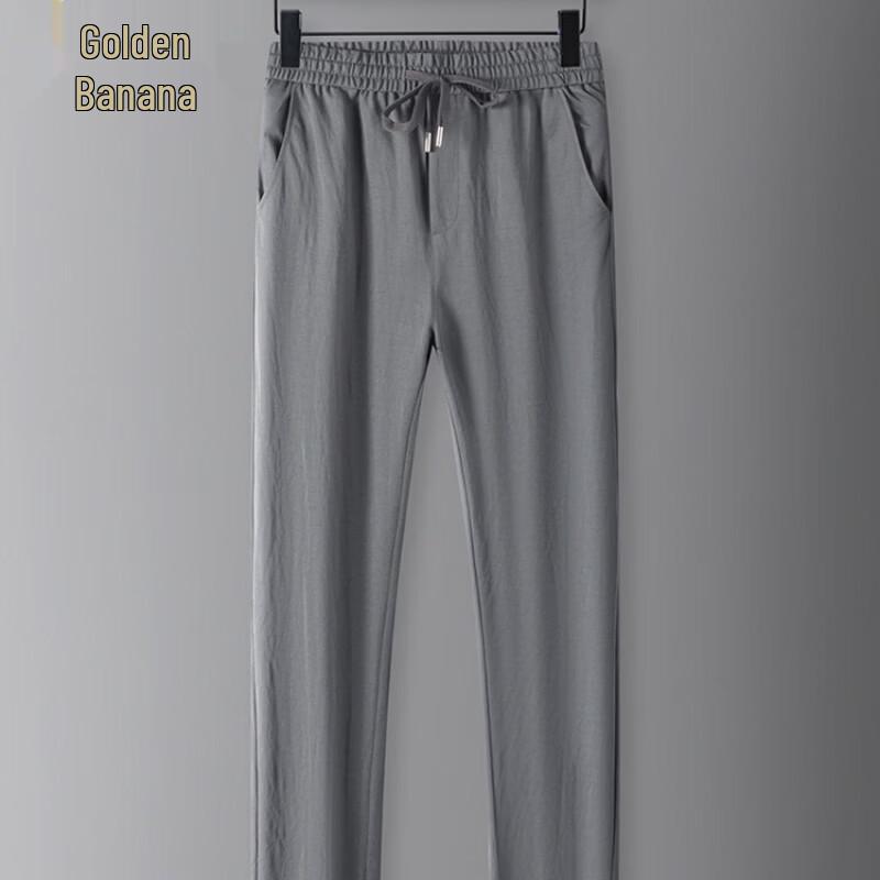 Jinjv Men s Thin Straight Fit Casual Pants 2XL