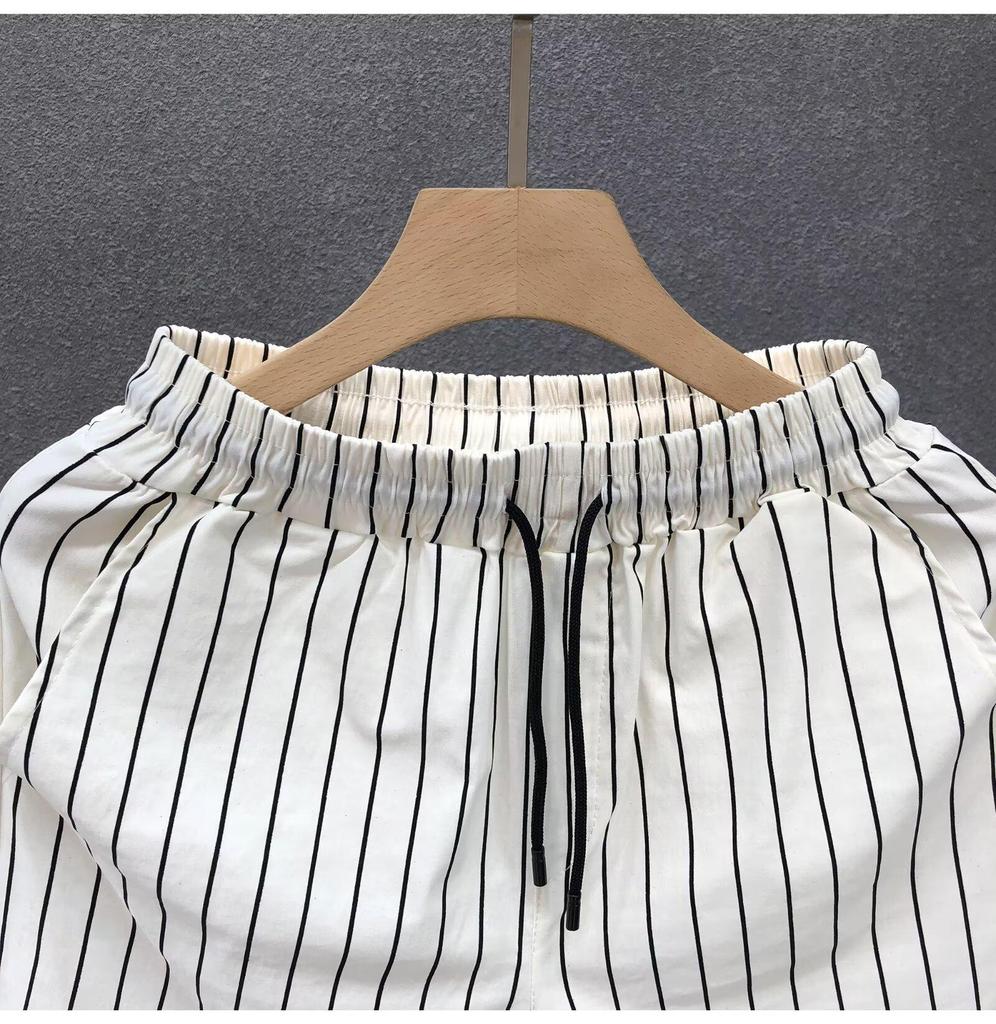 Men's 2025 Summer Striped Sports Shorts - Super Short, Casual Running Wear