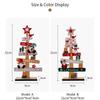 1PC DIY Decoration Wooden Christmas Signs Plaque Desktop Christmas Tree Santa Claus Xmas Decoration New Years Party Gifts