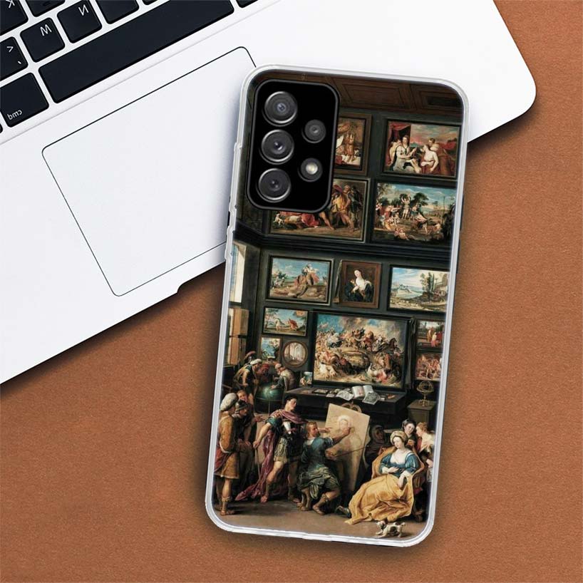 

Чехол для телефона с художественной росписью в стиле Ренессанс для Samsung Galaxy A53 A52 A73 A72 A12 5G A13 A22 A23 A32 A33 A02S A03S A42 A43 A50S, чехол Samsung A91